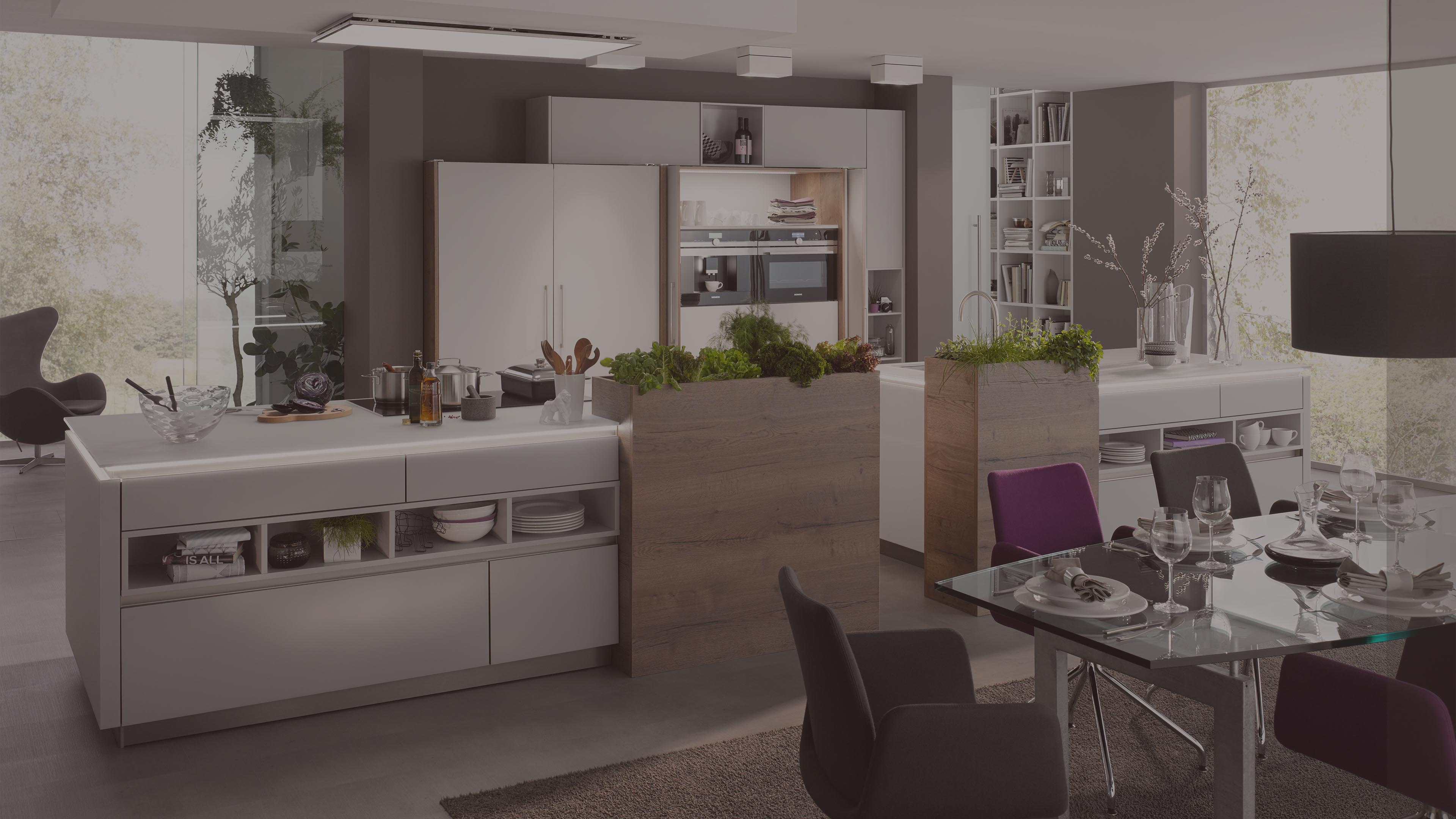 Moderne Designküche mit hochwertiger Ausstattung